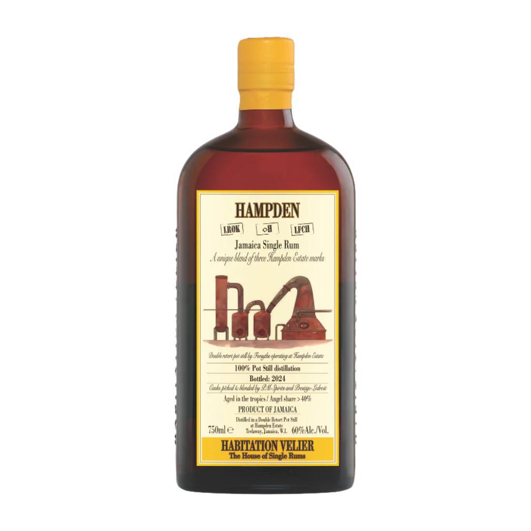 Habitation Velier - Hampden Estate - PM Spirits - Prestige Ledroit Collab - LROK, <>H, LFCH Blend Rum 2024 (120 Prf) - 750ml