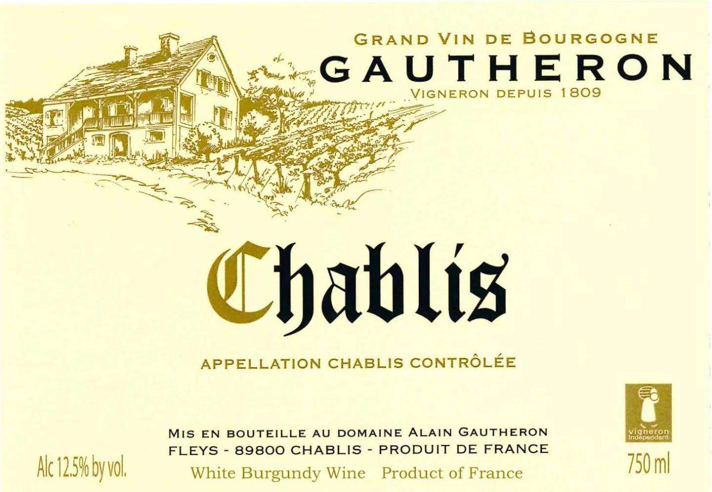 Gautheron Chablis 2023 375ml
