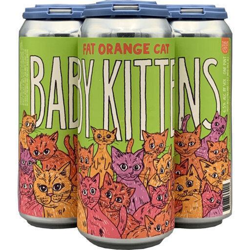 Fat Orange Cat Baby Kittens 12oz cans