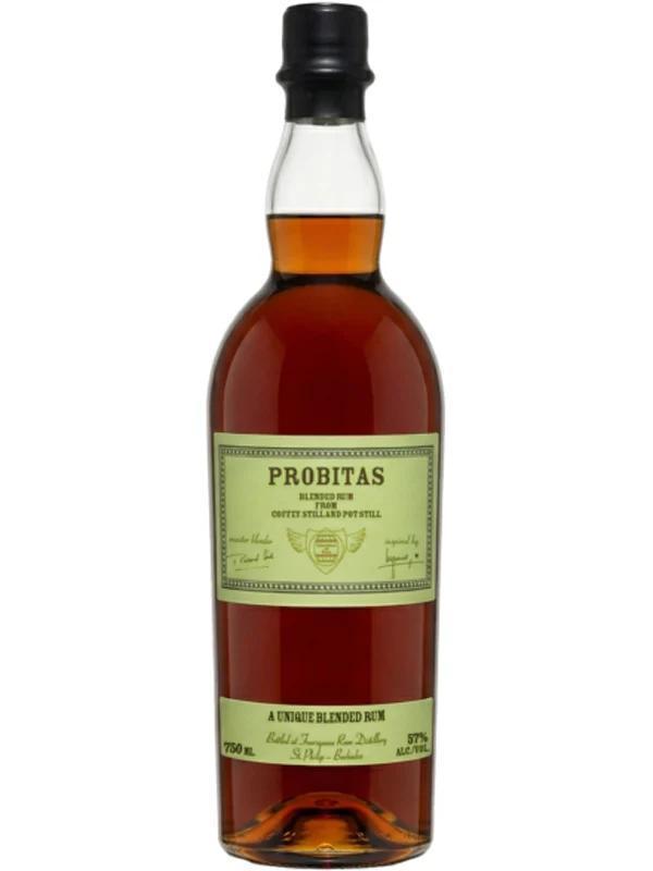 Probitas "Green Label" Coffey And Pot Still Blended Dark Rum (114 Prf) - 750ml