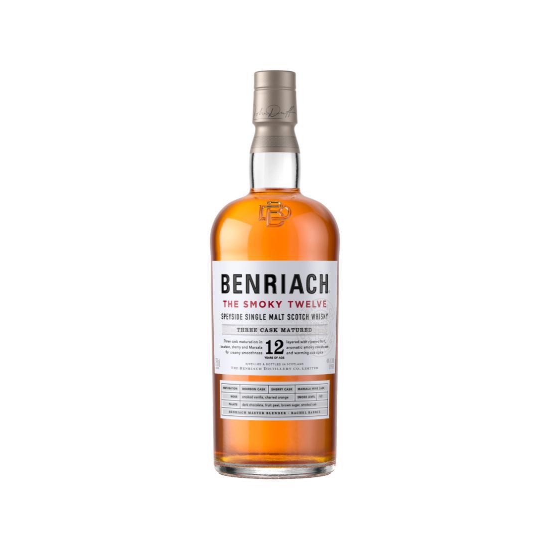 Benriach 12 Year Old The Smoky Twelve Single Malt Whisky- 750ml