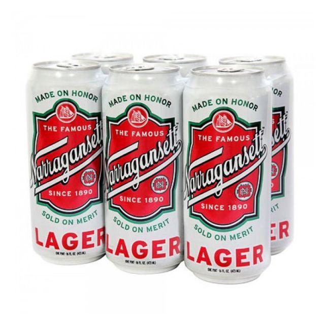 Narragansett Lager 16oz Cans - 6-Pack