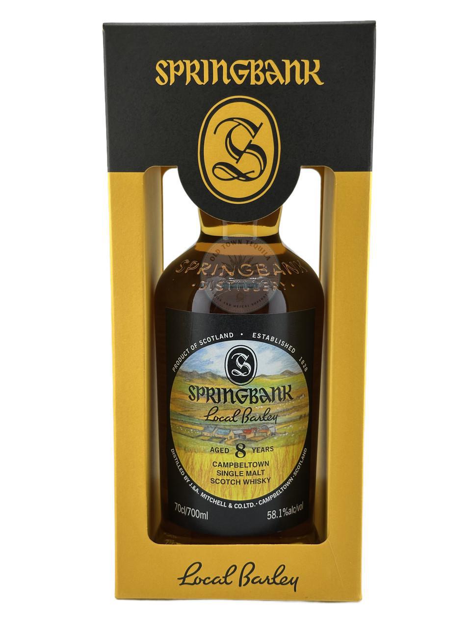 Springbank 8 Yr Local Barley Single Malt Scotch Whisky (116.2 Prf) - 700ml