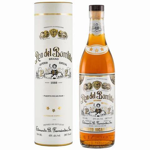 Ron Del Barrilito 3 Stars Rum- 750ml | Ace Beverage : Fine Wines
