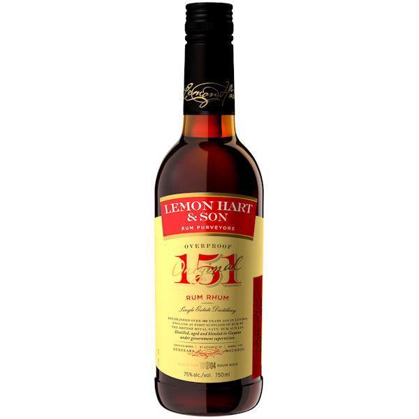 Lemon Hart 151-Pf Rum- 750ml