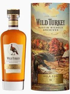 Wild Turkey Austin Nichols Archives Gold Foil Edition Aged 16 Years 750ml