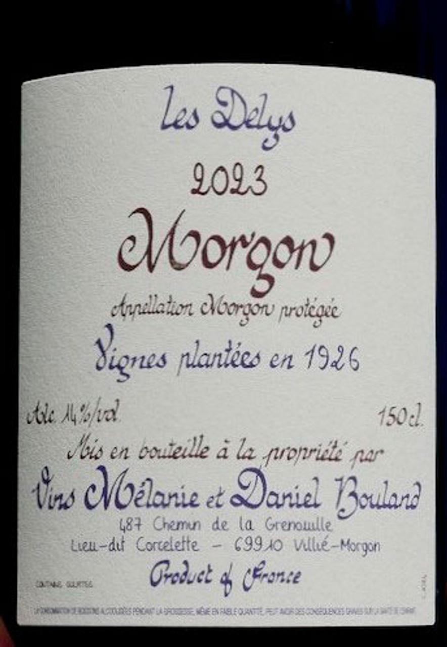 Daniel Bouland Morgon Vieilles Vignes 1926 Delys 2023