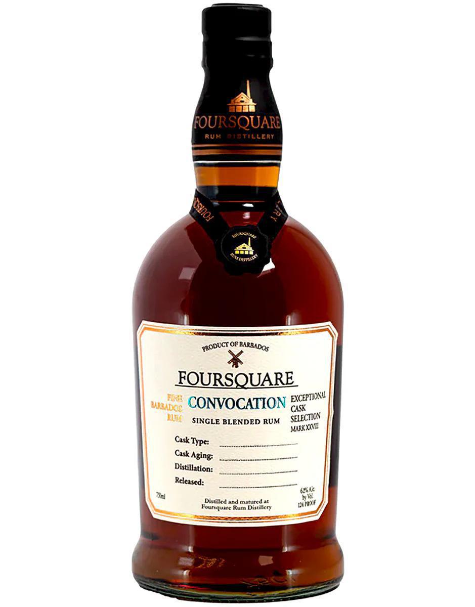 Foursquare Convocation – Exceptional Cask Selection Mark XXVIII Rum (124 Prf) - 750ml