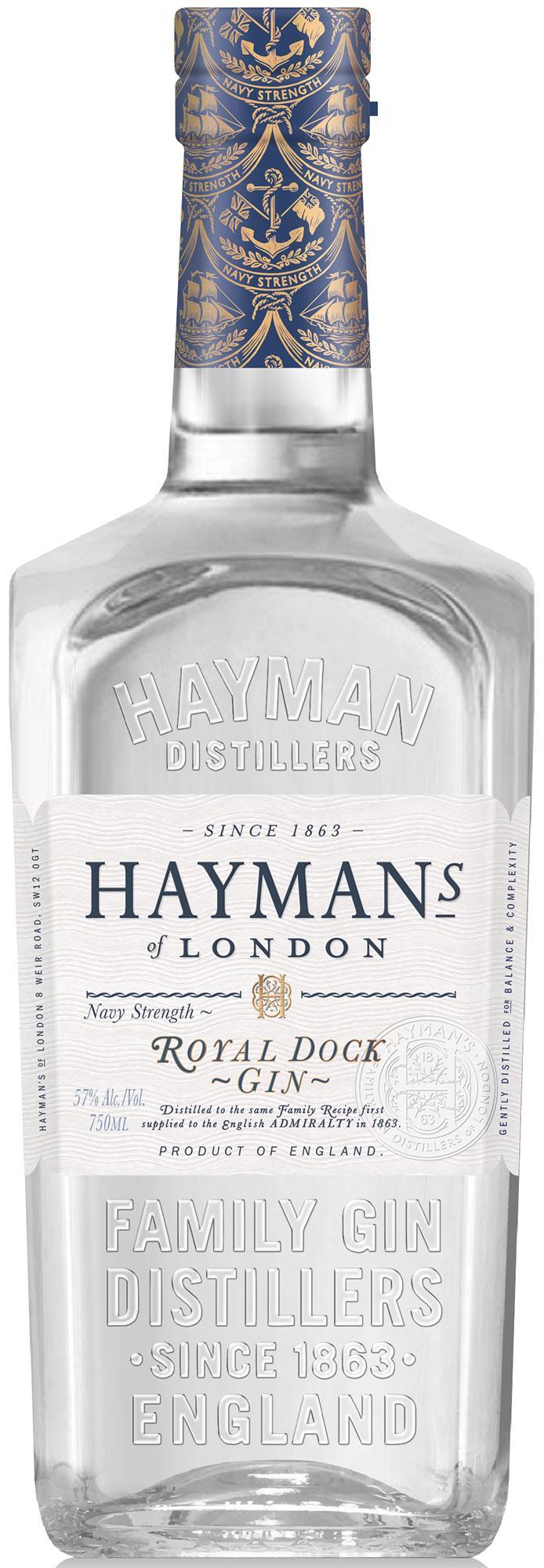 Hayman's Royal Dock Navy Strength Gin- 750ml