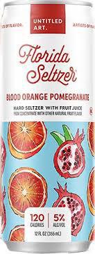 Untitled Art Florida Seltzer Blood Orange Pomegranate 12oz 6-pack