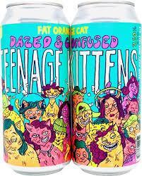 Fat Orange Cat Dazed & Confused Teenage Kitten Dank, Hazy IPA 16oz 4-pack