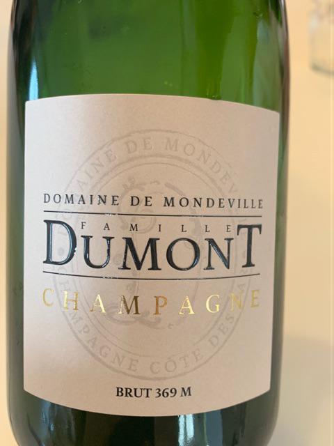 Champagne Dumont Domaine de Mondeville Brut 369 375ml