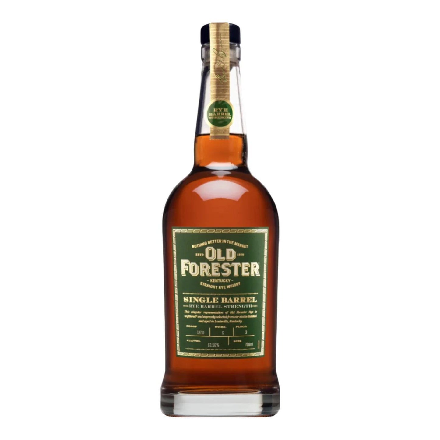 Old Forester Single Barrel Rye Barrel Strength 130.7Prf- 750ml