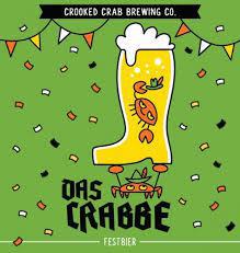 Crooked Crab Brewing Das Crabbe Festbier 16oz 4-pack cans