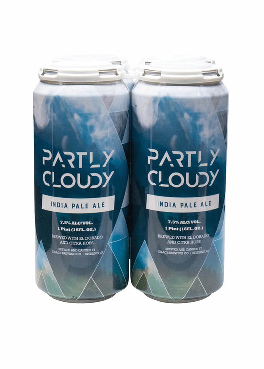 Solace Partly Cloudy IPA  4-pack  16oz cans