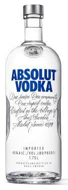 Absolut Vodka- Ltr