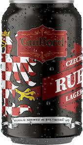 Ruby Lager Guilford Hall Brewery Ruby Czech Lager 4-pack 16oz cans | Ace Beverage ...