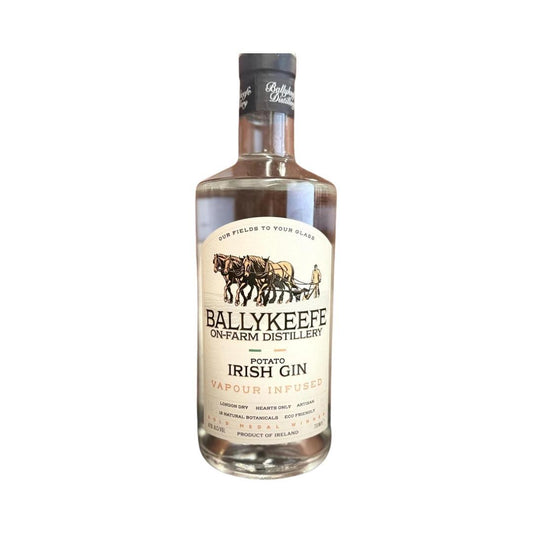 Ballykeefe London Dry Vapour Infused Potato Irish Gin - 700ml