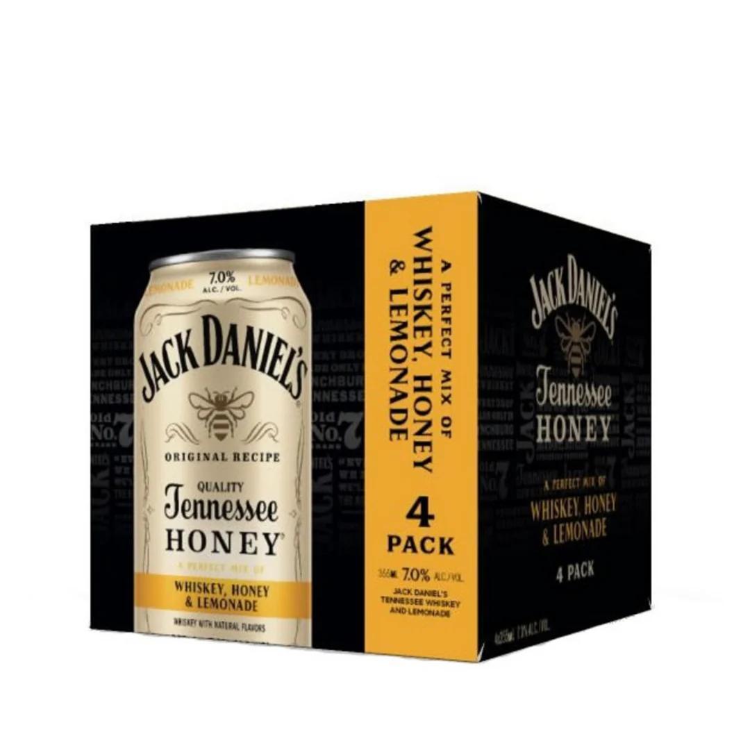 Jack Daniel's Tennessee Honey Lemonade 4-pack cans