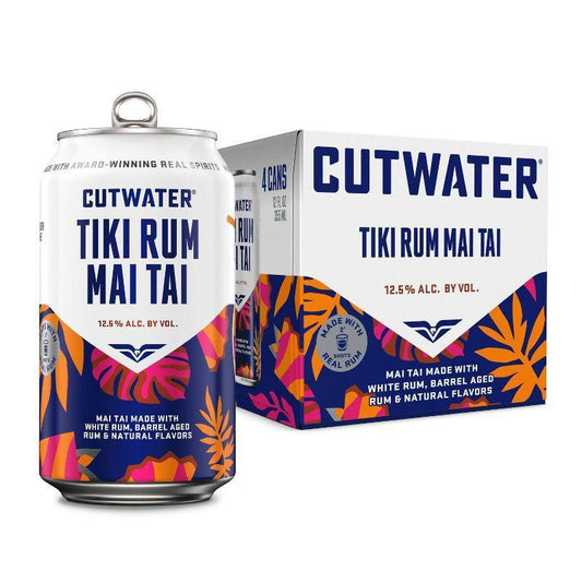 Cutwater Tiki Rum Mai Tai 4-pack cans