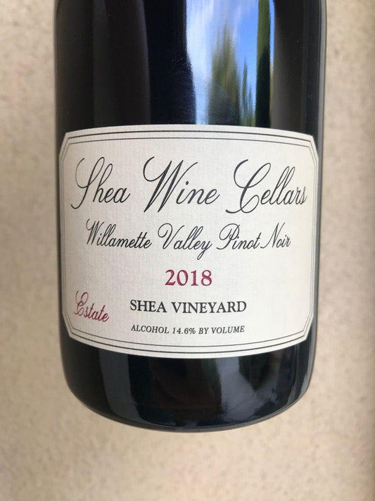 Shea Wine Cellars Pinot Noir Estate Shea Vineyard 2018