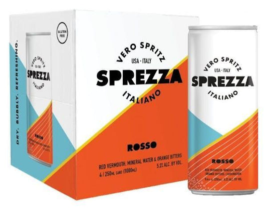 Sprezza Italiano Rosso 250ml 4-pack cans