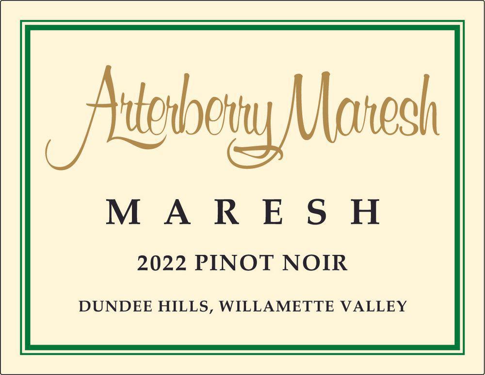 Arterberry Maresh Pinot Noir Maresh Vineyard 2022
