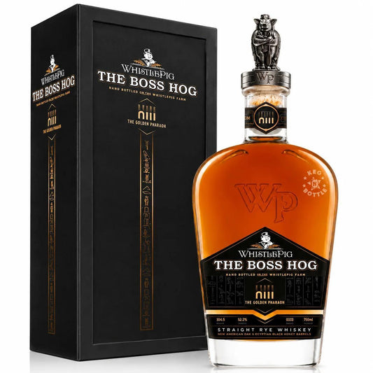 Whistlepig The Boss Hog XIII "The Golden Pharaoh" Straight Rye Whiskey  (103.2 Prf)  - 750ml