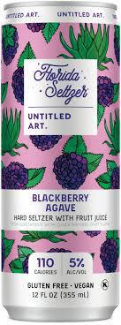 Untitled Art Florida Seltzer Blackberry Agave 12oz 6-pack