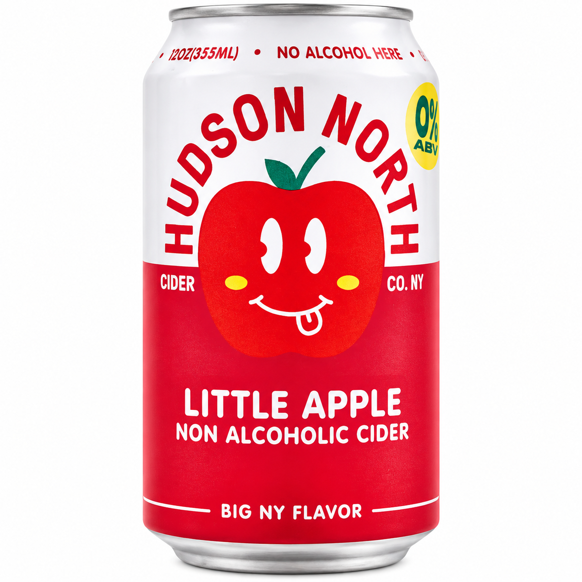 Hudson North Little Apple NA Cider 12oz 6-pack
