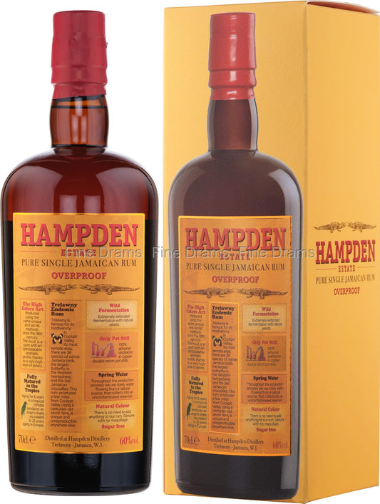 Hampden HLCF Overproof Rum (120 proof)