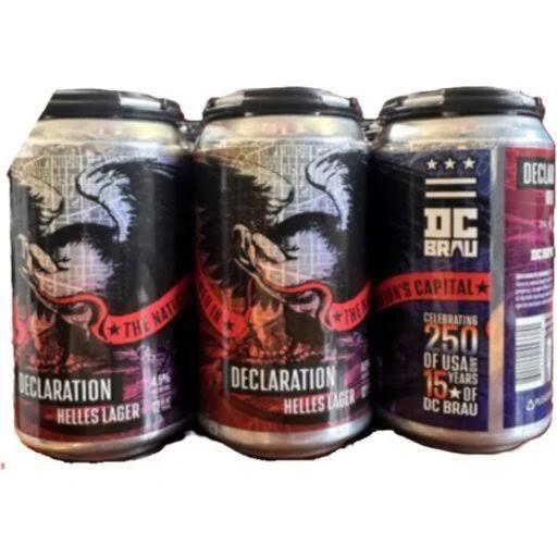 DC Brau Declaration Helles Lager 6-pack | Ace Beverage : Fine Wines and ...