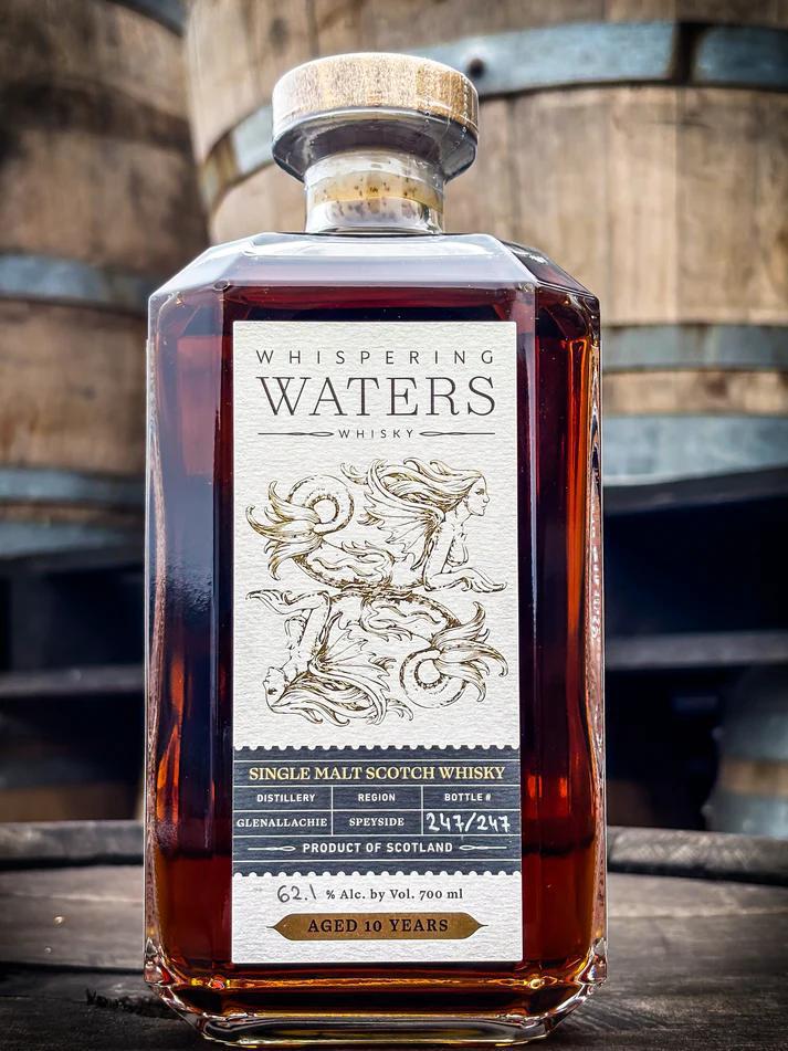 Whispering Waters - Glenallachie 10 Year - 1st Fill Oloroso Matured Single Malt Scotch - 700ml