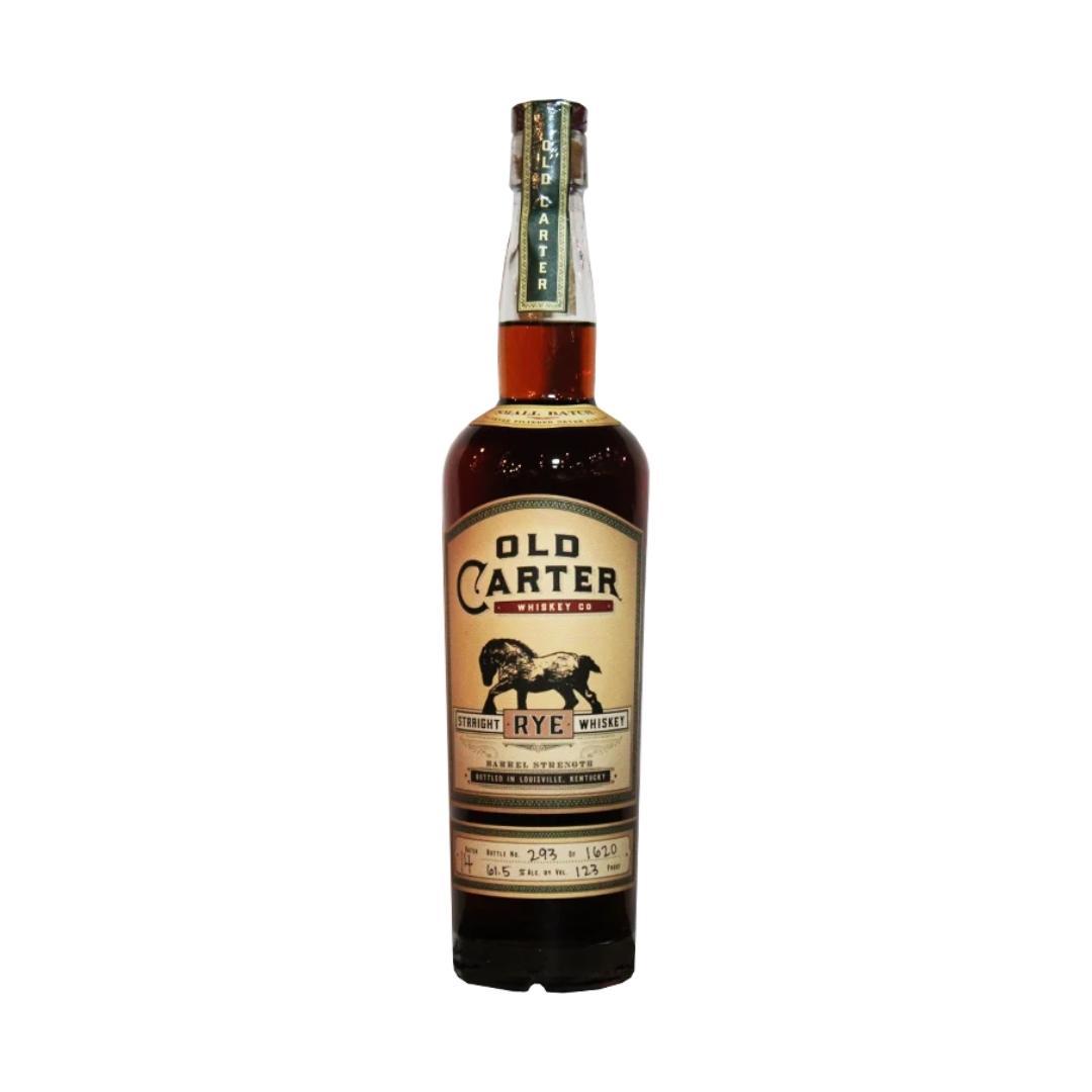 Old Carter Small Batch Rye Batch 14 123 proof