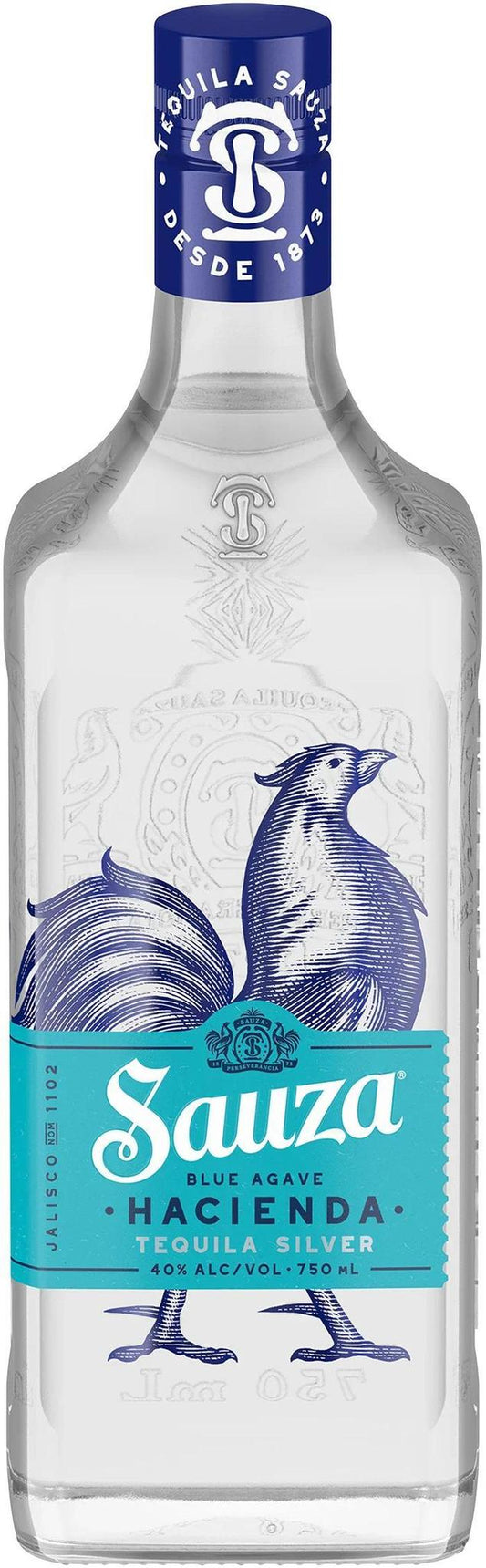 Sauza Blue Agave Hacienda Tequila Silver  750ml