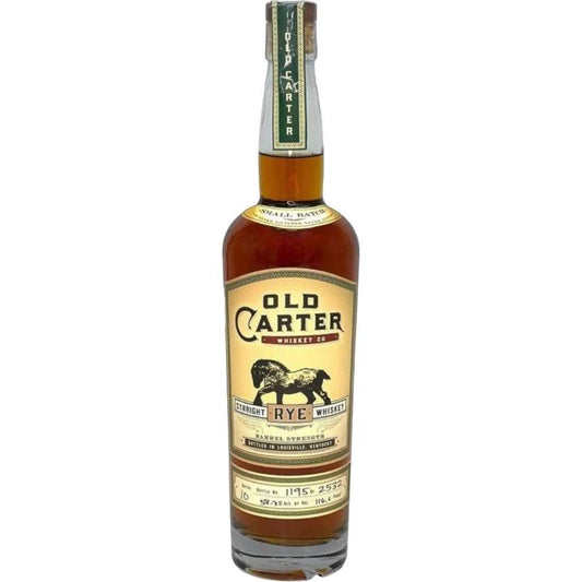 Old Carter Small Batch Rye Batch #11 115.6 proof