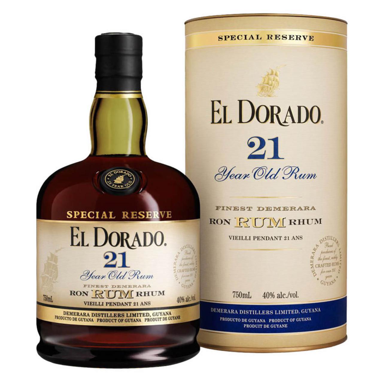 El Dorado 21yr Rum- 750ml