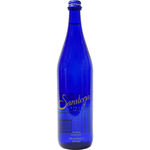 Saratoga Sparkling water 28fl/oz case