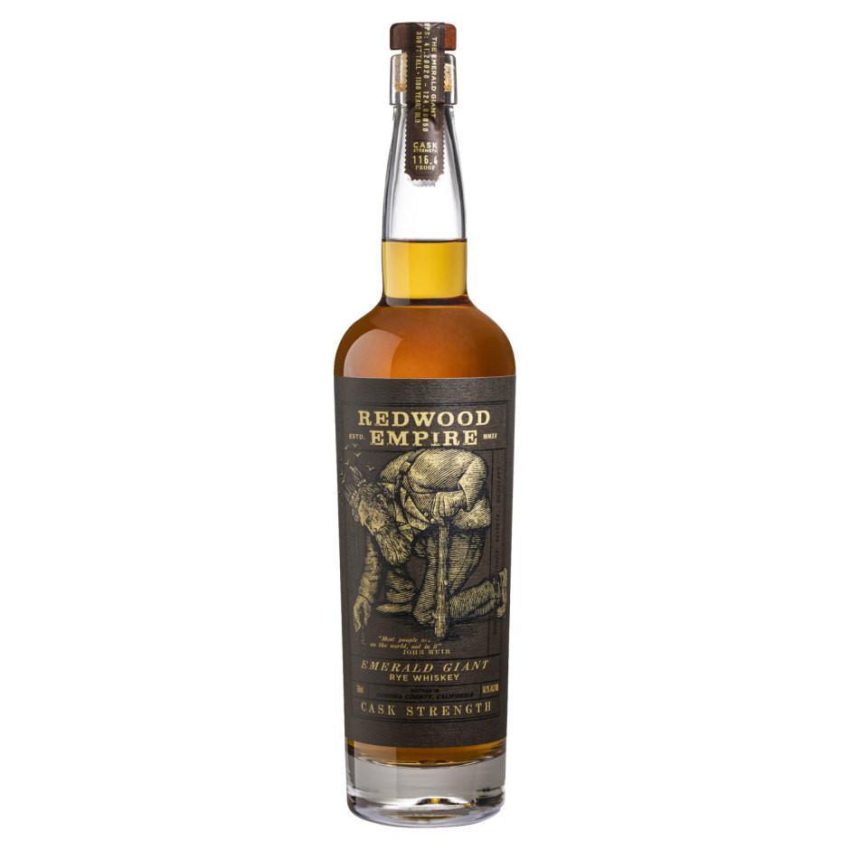 Redwood Empire Emerald Giant Cask Strength Rye Whiskey 116.4 Proof - 750ml