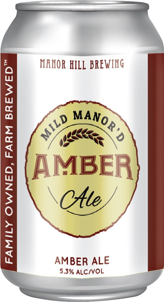 Manor Hill Amber Ale 6-pack Ace Beverage