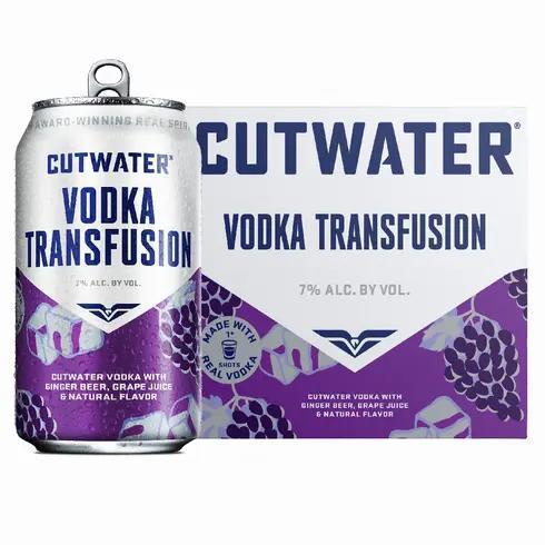 Cutwater Vodka Transfusion 4-pack cans