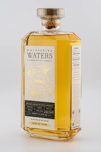 Whispering Waters - Girvan 27 Year Single Grain Scotch - 700ml