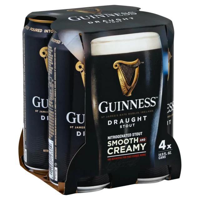 Guinness Draught 14.9oz. 4 pack cans