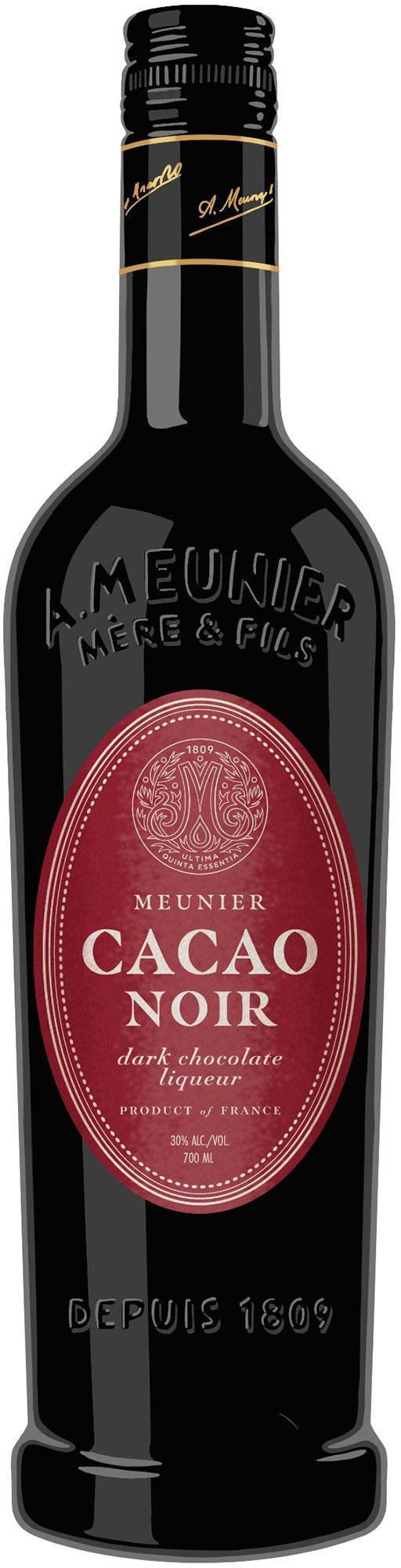 Meunier Cacao Noir Dark Chocolate Liqueur - 700ml