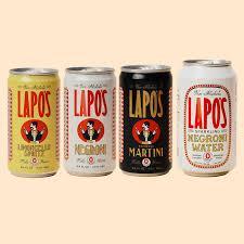 Lapos Non Alcoholic Mocktail Variety Pack 8.4oz 4-pack cans