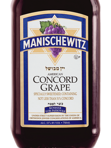 Manischewitz Concord Grape 750ml | Ace Beverage : Fine Wines and ...