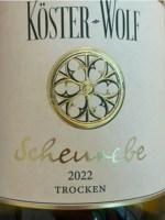 Koster Wolf Scheurebe Trocken 2022/23