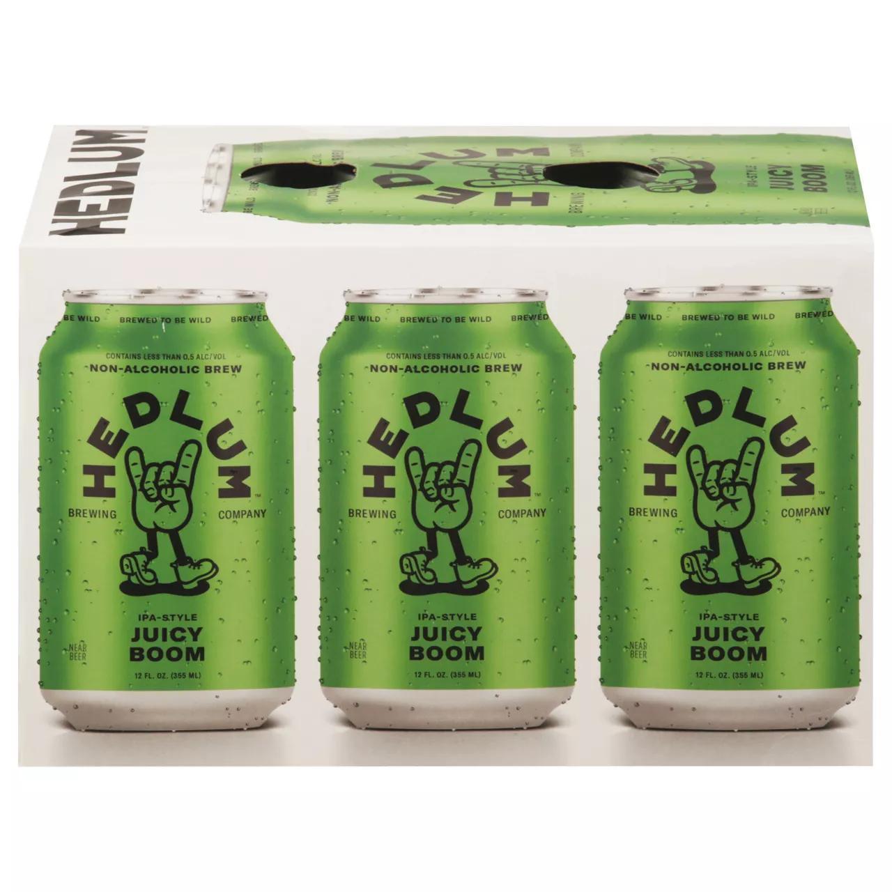 Hedlum Brewing Juicy Boom IPA Non Alcoholic 6-pack