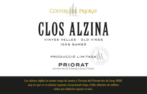 Costers del Priorat Clos Alzina Priorat Velles Vinyes Samso 2019