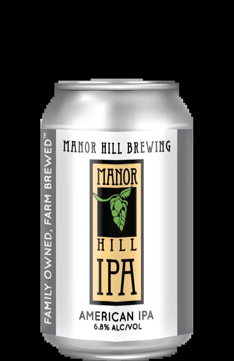 Manor Hill IPA 6-pack cans